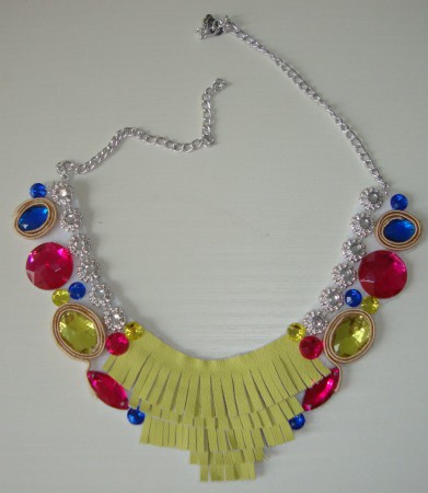 MaxColar - Franja de couro COD.